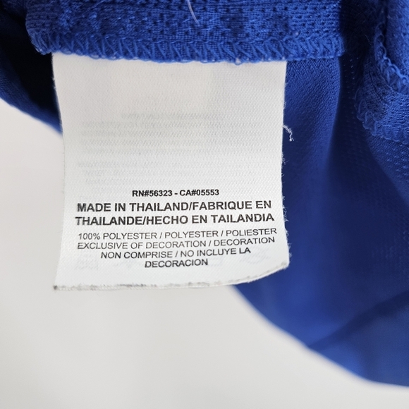 Nike Golf Tour Performance Dri Fit Blue Polo Mens Size Medium - Picture 5 of 5